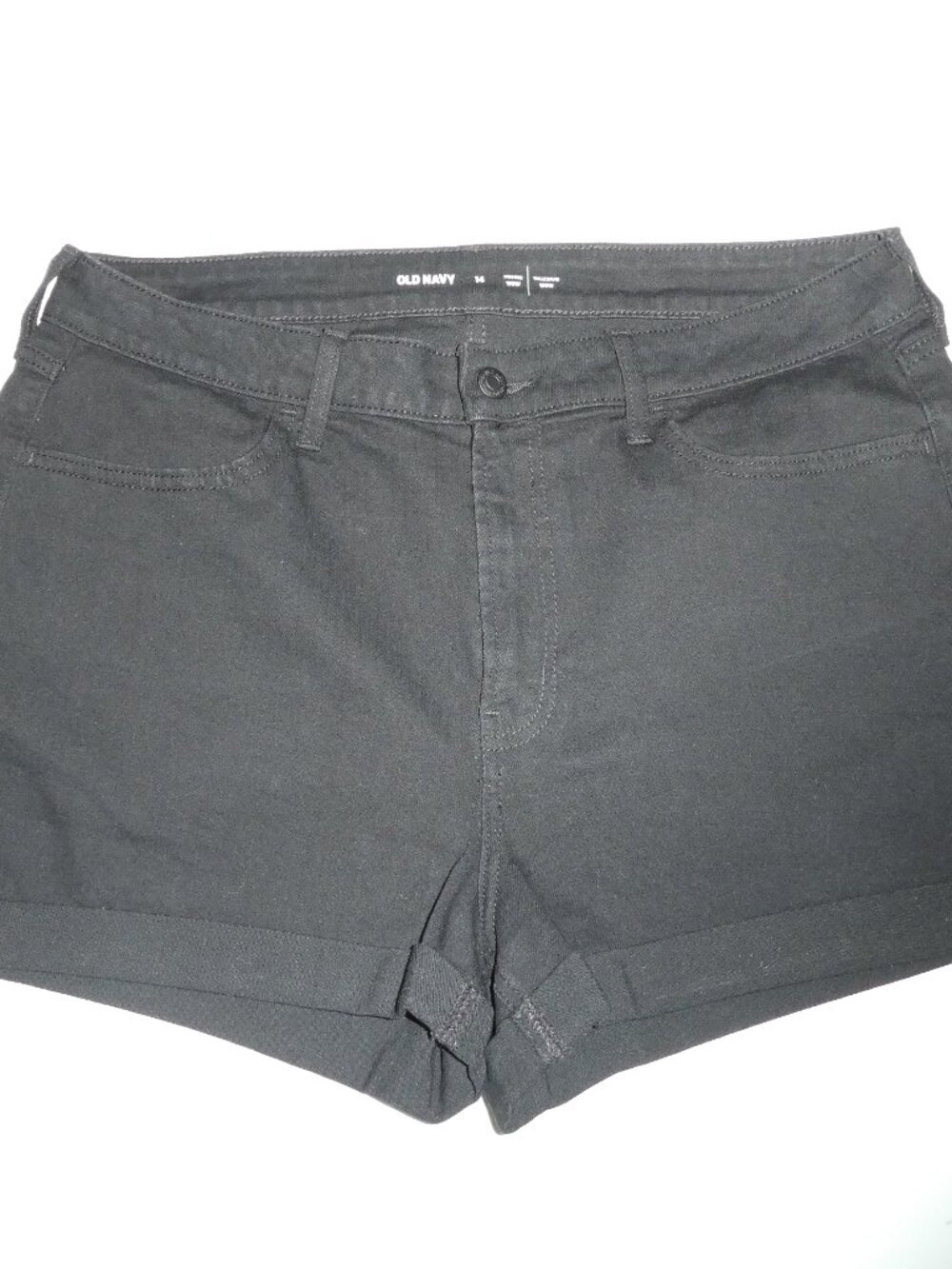 Old Navy High Waisted Wow Jean Shorts - 3 Inch Inseam - Black